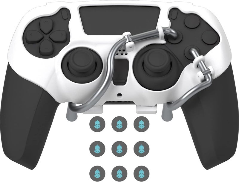 EXknight ملحق دبابيس Leverback V2، محول أزرار خلفية لجهاز تحكم PS5 | يتناسب مع قبضة الإبهام (أبيض) - Image 1